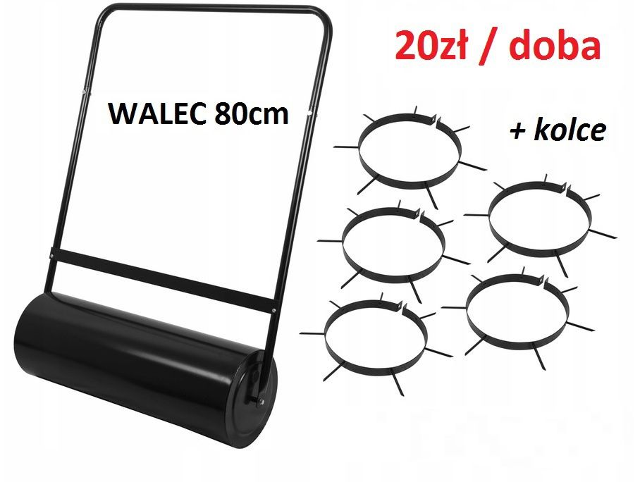 Walec ogrodowy / siewnik do trawy