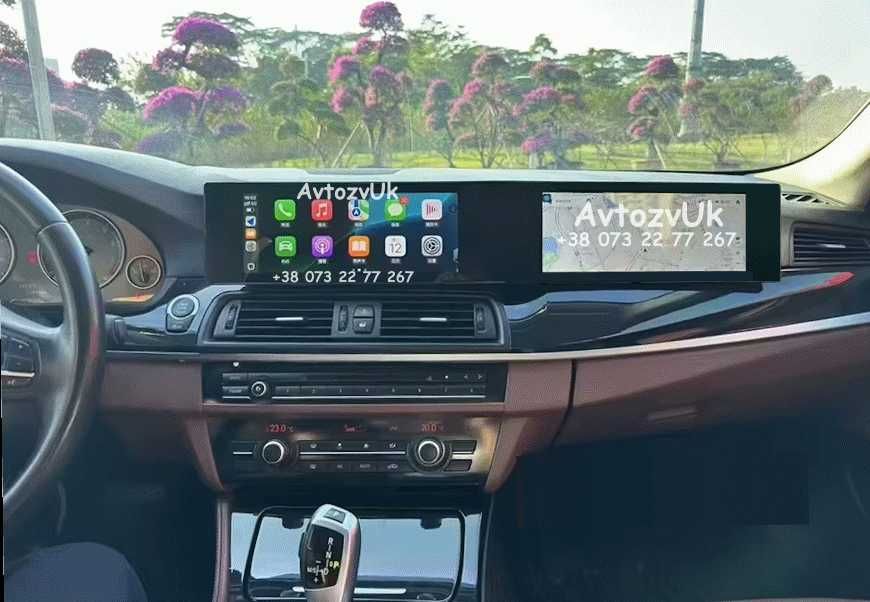 Дисплей BMW 5 M F10 F11 NBT EVO Ф10 F06 F12 F13 Ф06 Android 14 CarPlay
