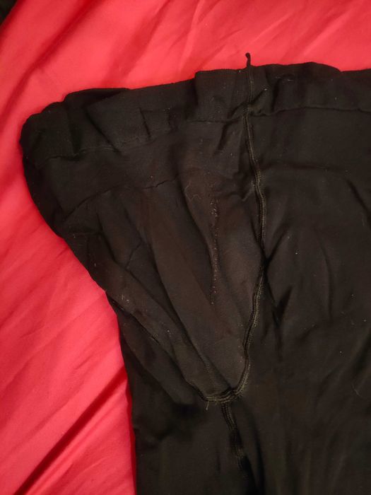 Zestaw 4 ubrań ciążowych, 3x legginsy + rajstopy