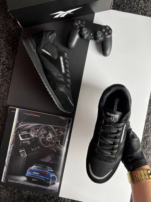 Чоловічі кросівки рібок Reebok Classic New Black [41,42,43,44,45,46]