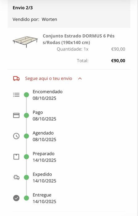 Cama De Casal + Base 140x190
