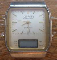 Relógio Vintage Citron - International Quartz - Analógio e Digital