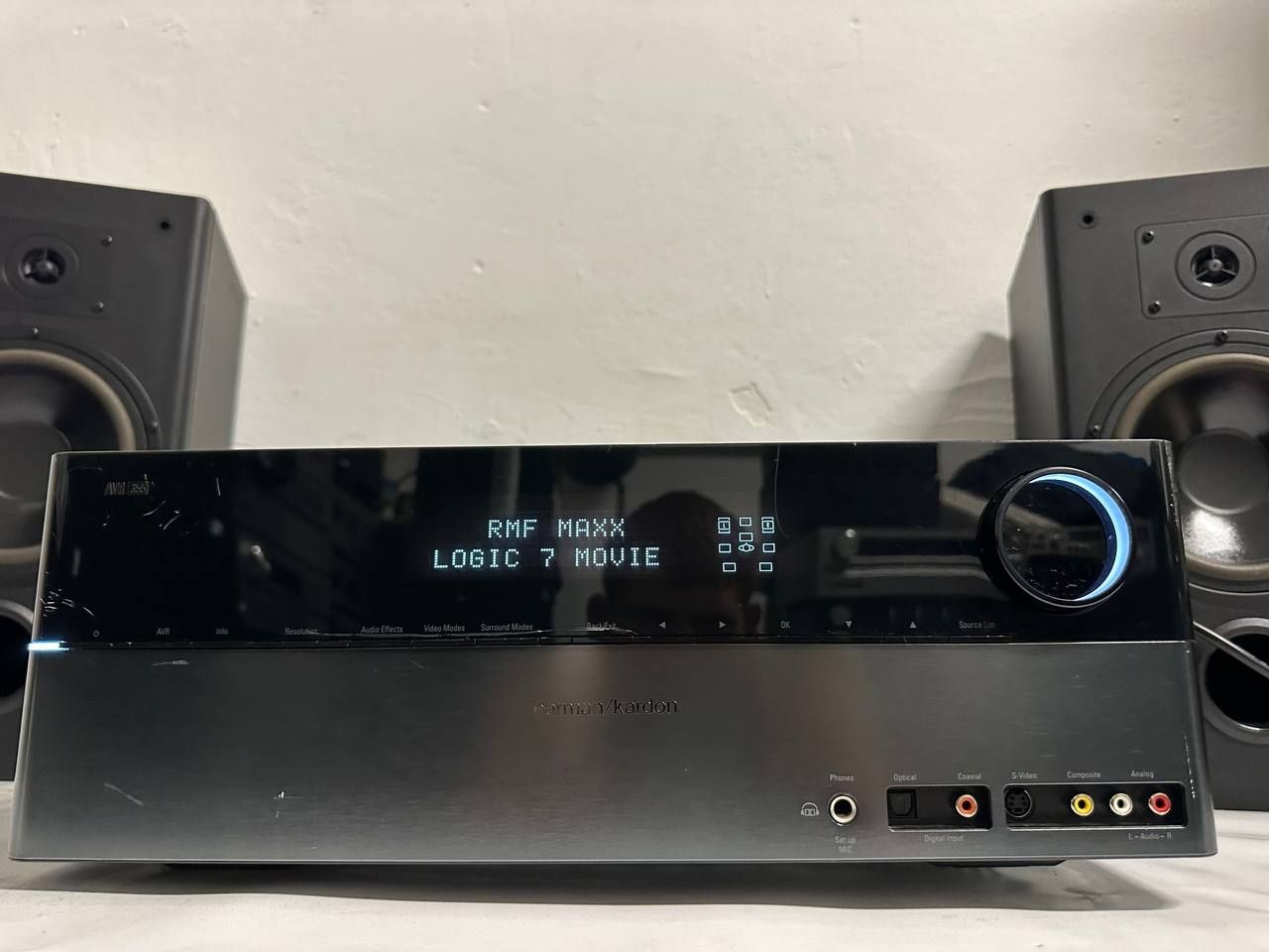 7.1 amplituner A/V Harman Kardon AVR 355, HDMI , USB, 
Wymiary: Harman