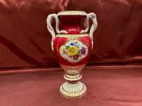 Miśnia Meissen amfora wazon waza z wężami; doskonala 27,5cm
