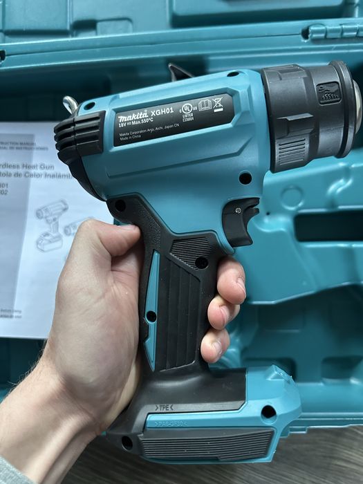 Акумуляторний будівельний фен Makita XGH01 18v