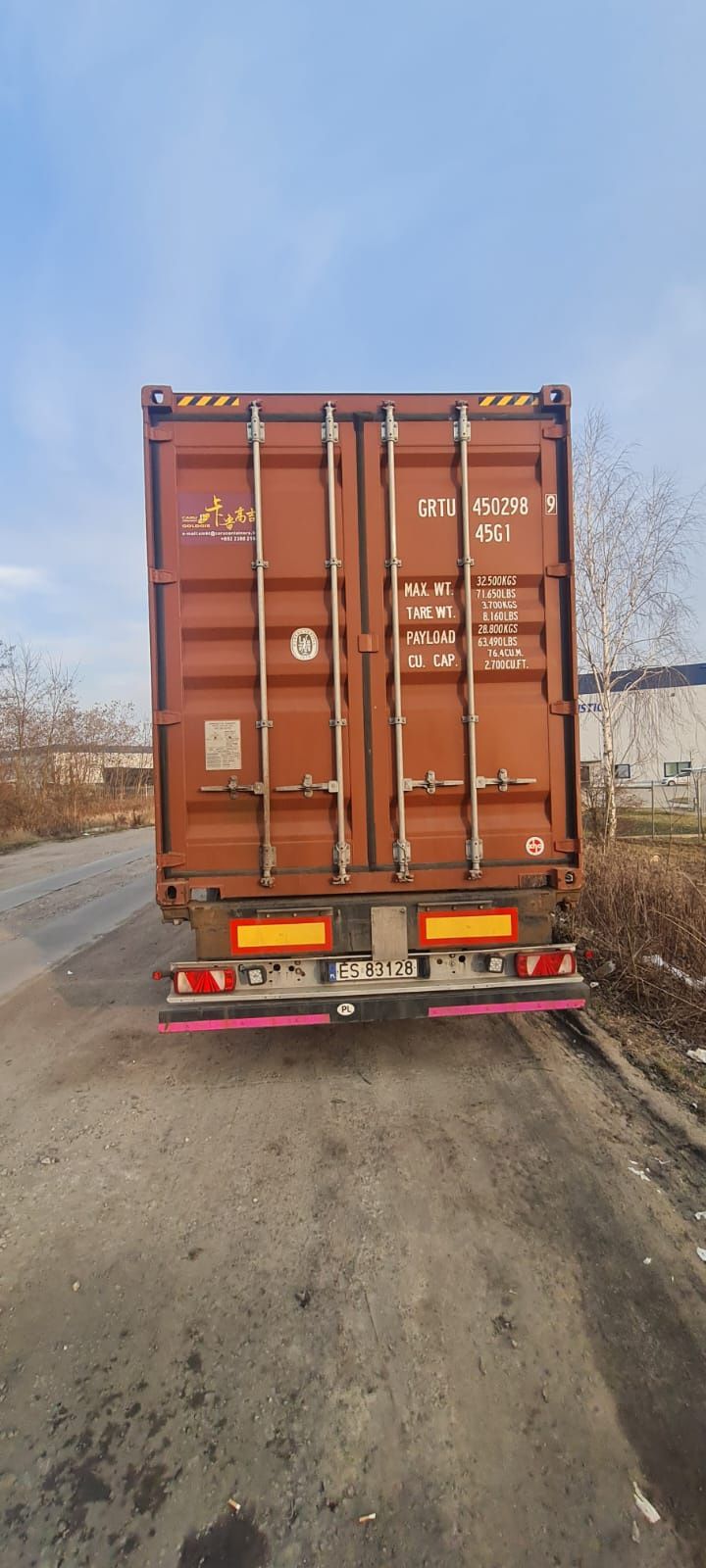 Kontener morski 40' garaż, magazyn