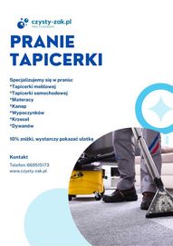 Pranie tapicerki czyszczenie kanap foteli auta krzeseł dywanów