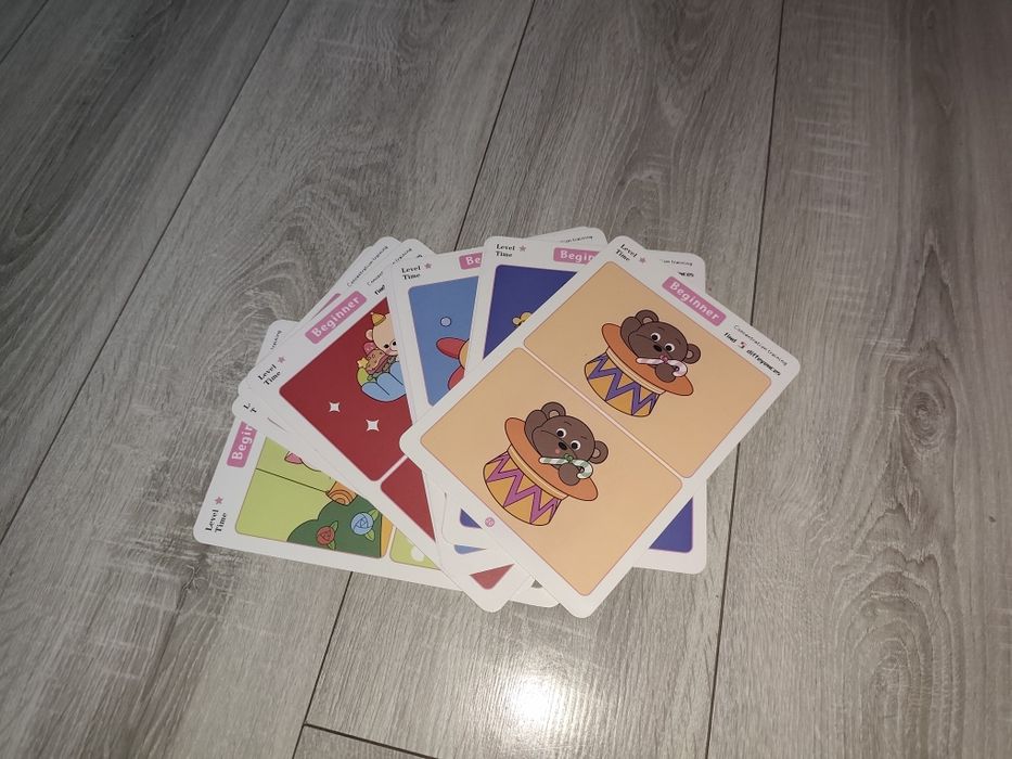 Karty pracy wielokrotnego użytku znajdź różnicę 3+