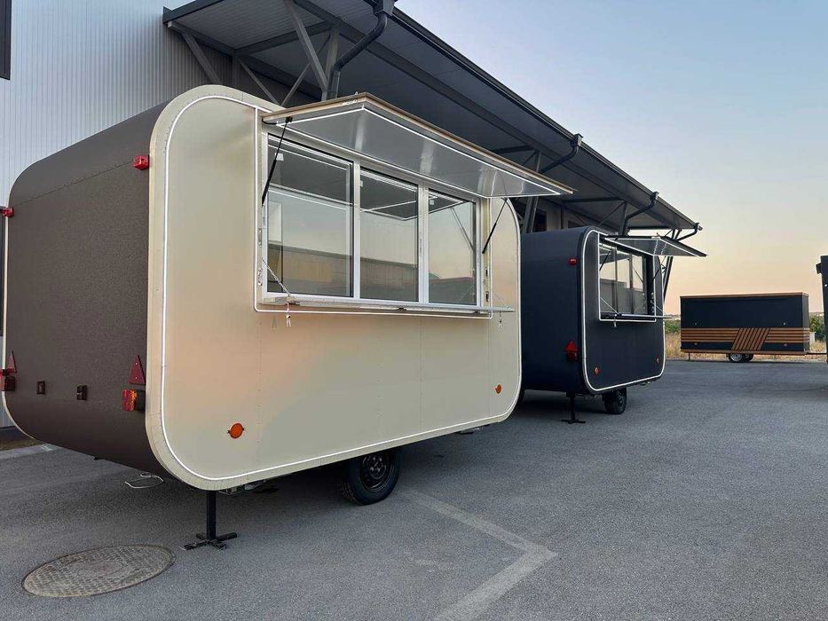 Przyczepa gastronomiczna/food truck 3,5x2  LODY/GOFRY/KEBAB/ZAPIEKANKI