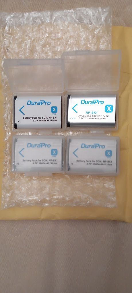 Bateria para Sony HDR DuraPro 1860mAH NP NP-BX1 BX1 NPBX1  3,7