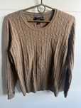 Bezowy sweter Gant L damski lambwool