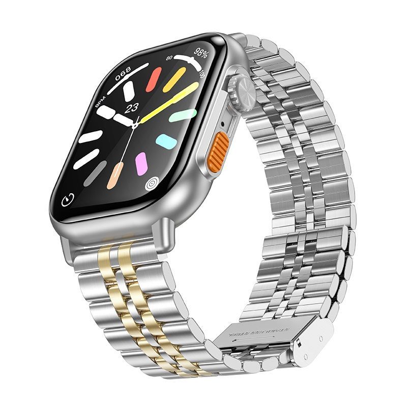 Smartwatch Hoco 2,02" TFT z fukcją rozmowy DYD02 złoto srebrny