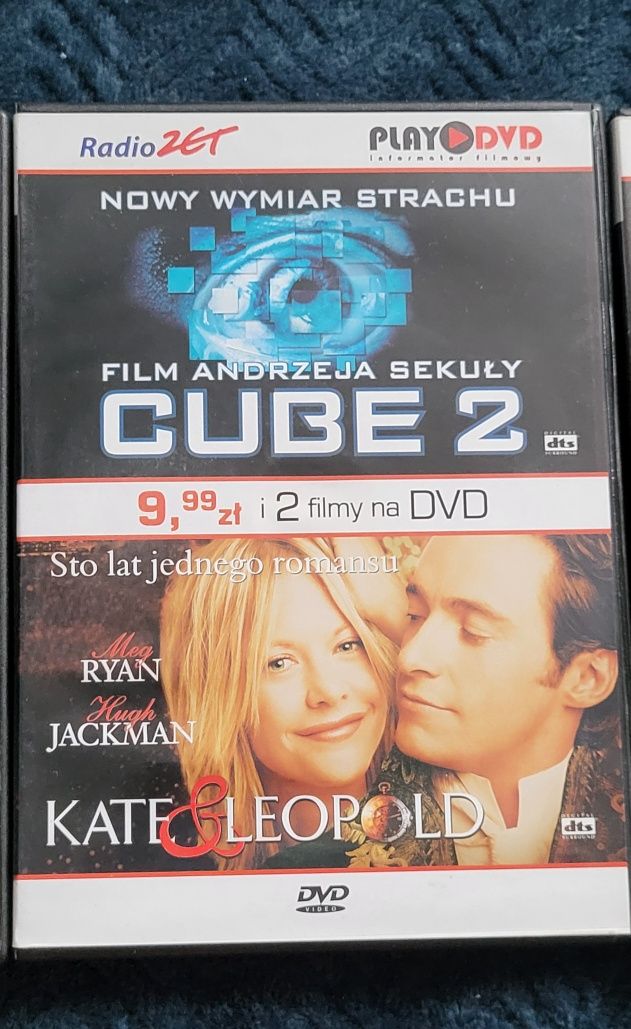 Film na Dvd Cube zero i Bunkier, cube 2 i  Kate i Leopold