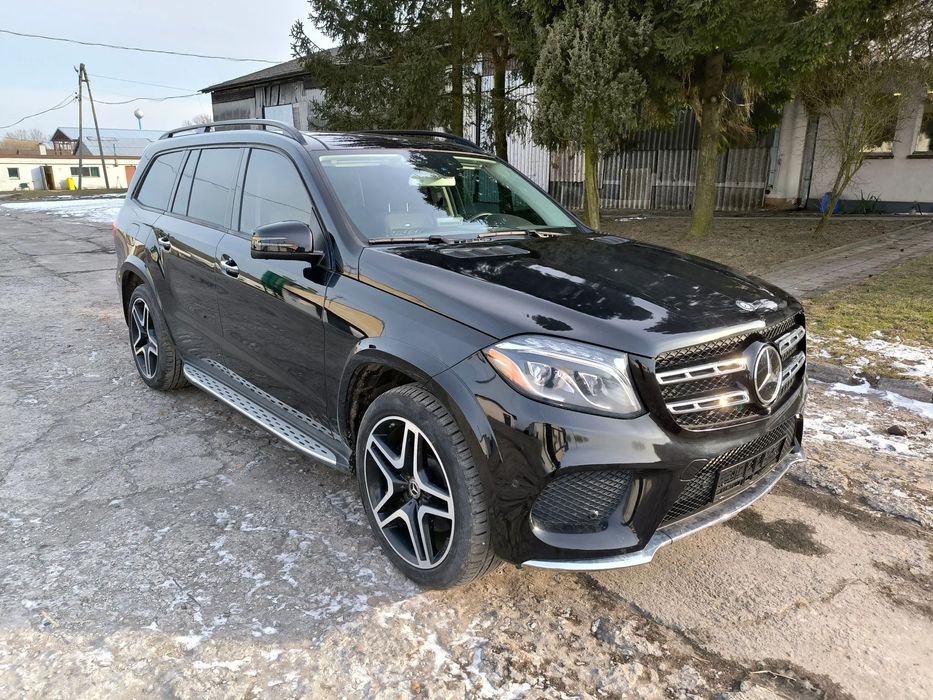 Mercedes-Benz GLS Mercedes GLS 550 Benzyna 2017 AMG Line 109tys. 7-os. DESIGNO