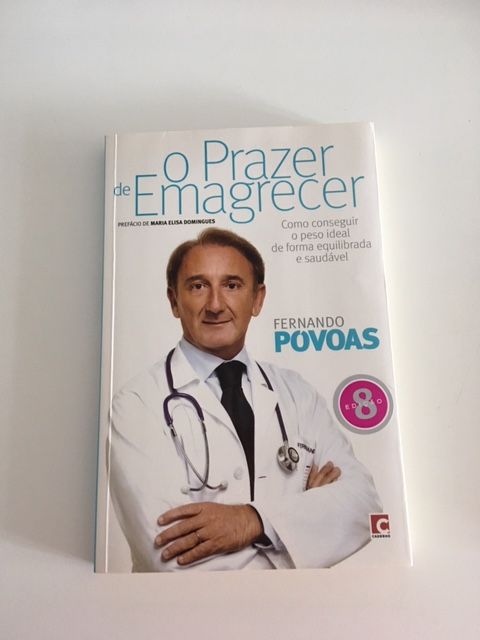 Livro O Prazer de Emagrecer - Fernando Póvoas