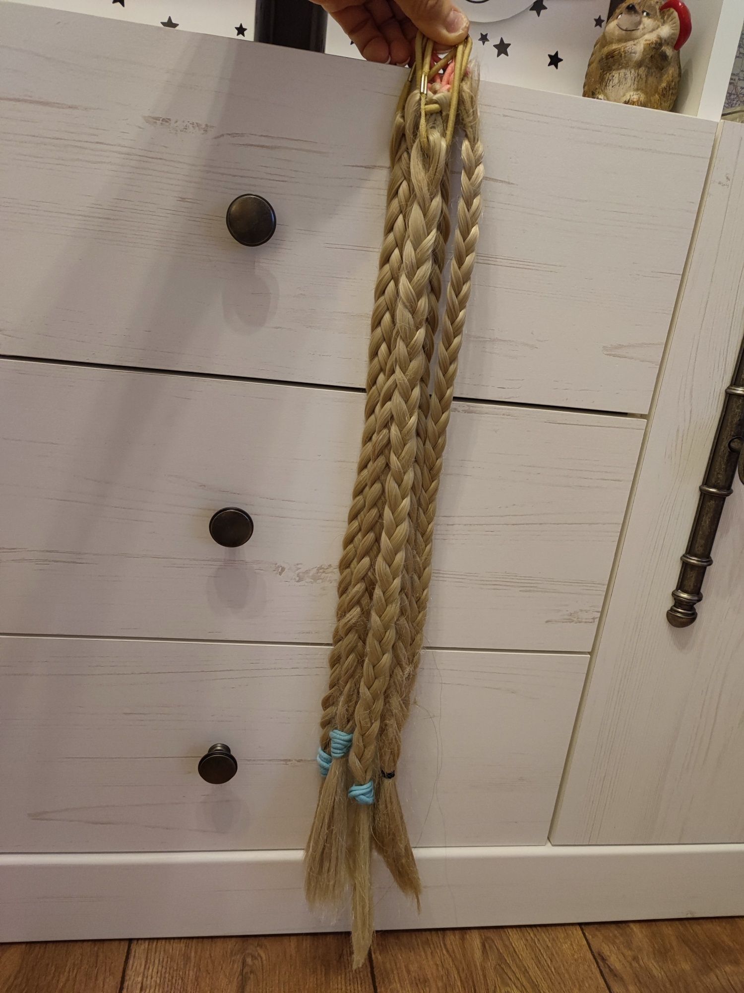 Warkocze na gumce 70 cm