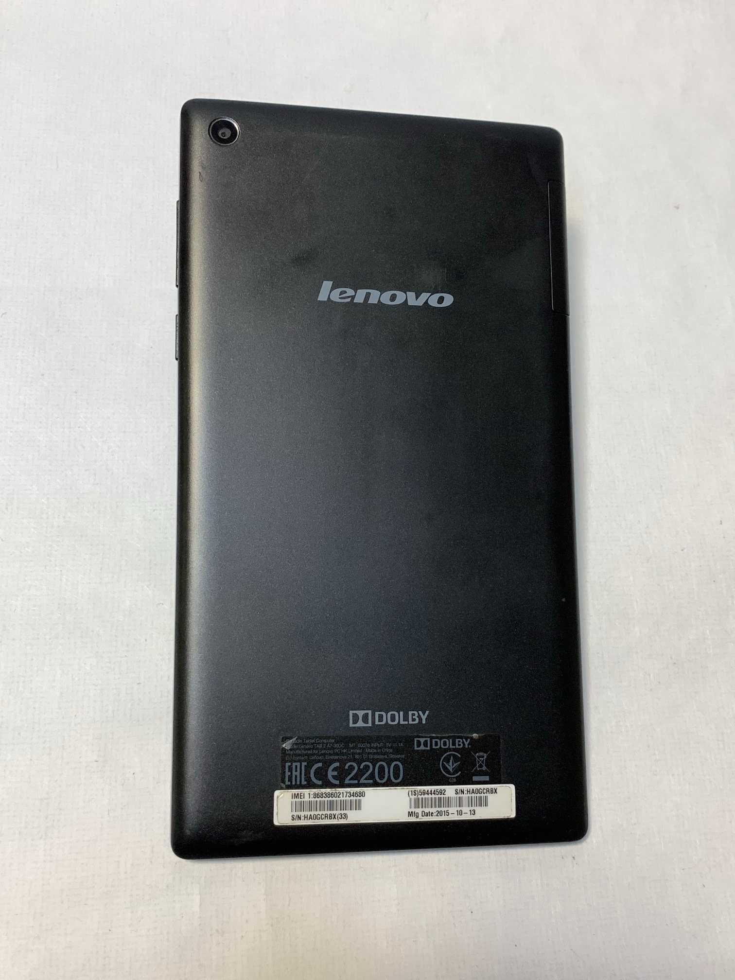 Планшет Lenovo Tab 2 A7-30GC 7" WIFI+3G Black