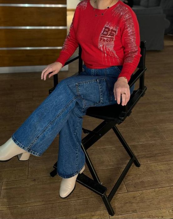 Женские джинсы клеш