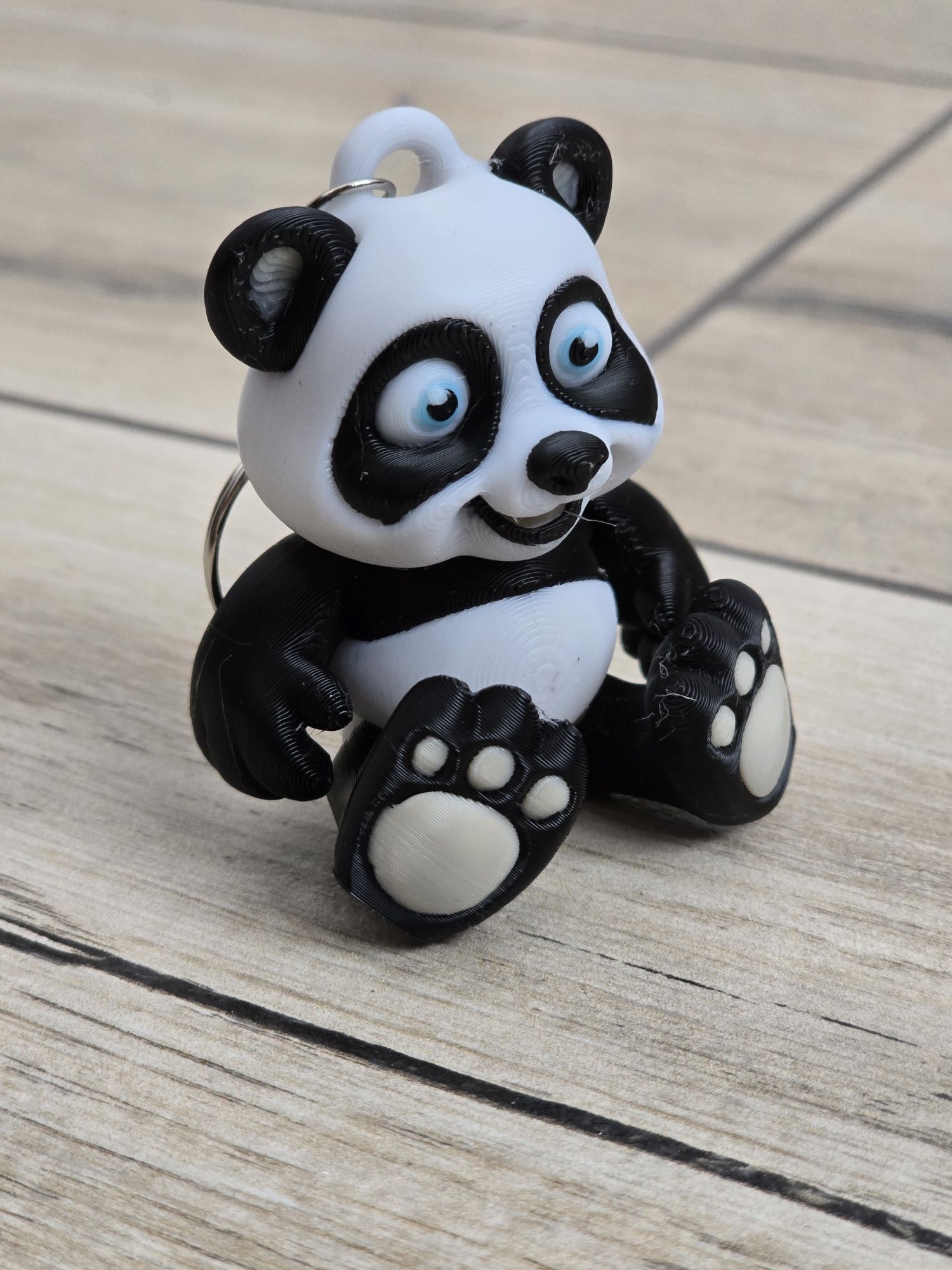 Brelok Panda 3D do Kluczy / Torebki - Druk3d Keychain fidget mixGadzet