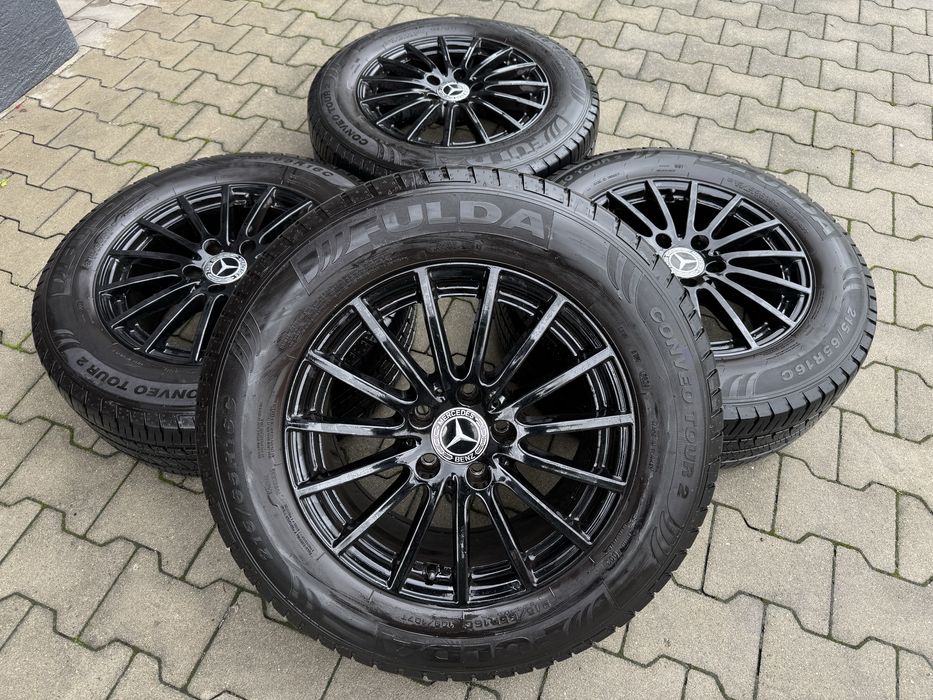 Komplet alufelgi z oponami 2024! 215/65/16C 5x112 Mercedes Vito Viano!