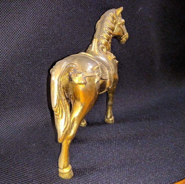 Escultura Cavalo Latão
