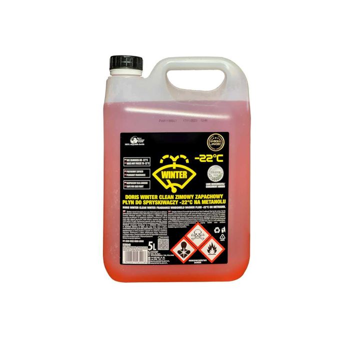 Zimowy płyn do spryskiwaczy -22°C 5L - Hurt - Paleta 124 Sztuki
