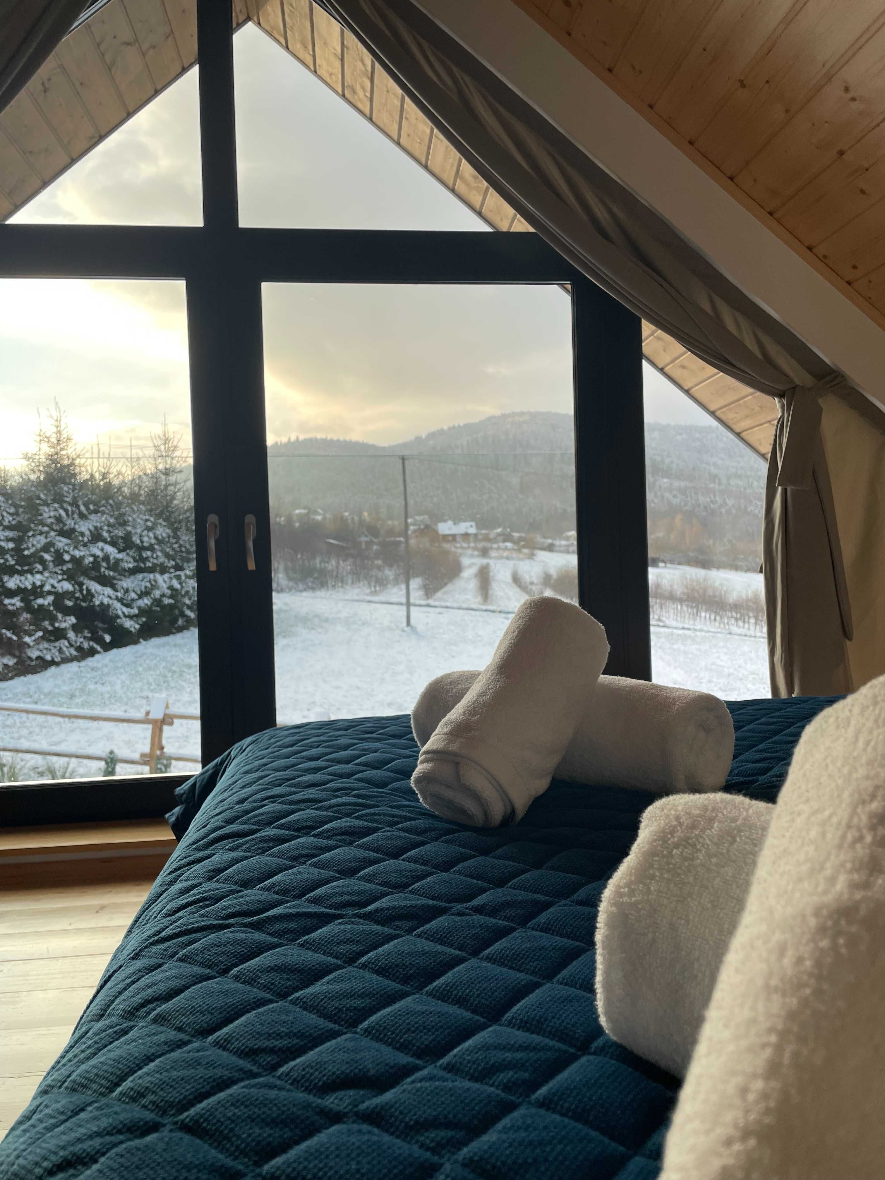 domek wynajem Szczyrzyc jacuzzi w górach,małopolska okolice Krakowa