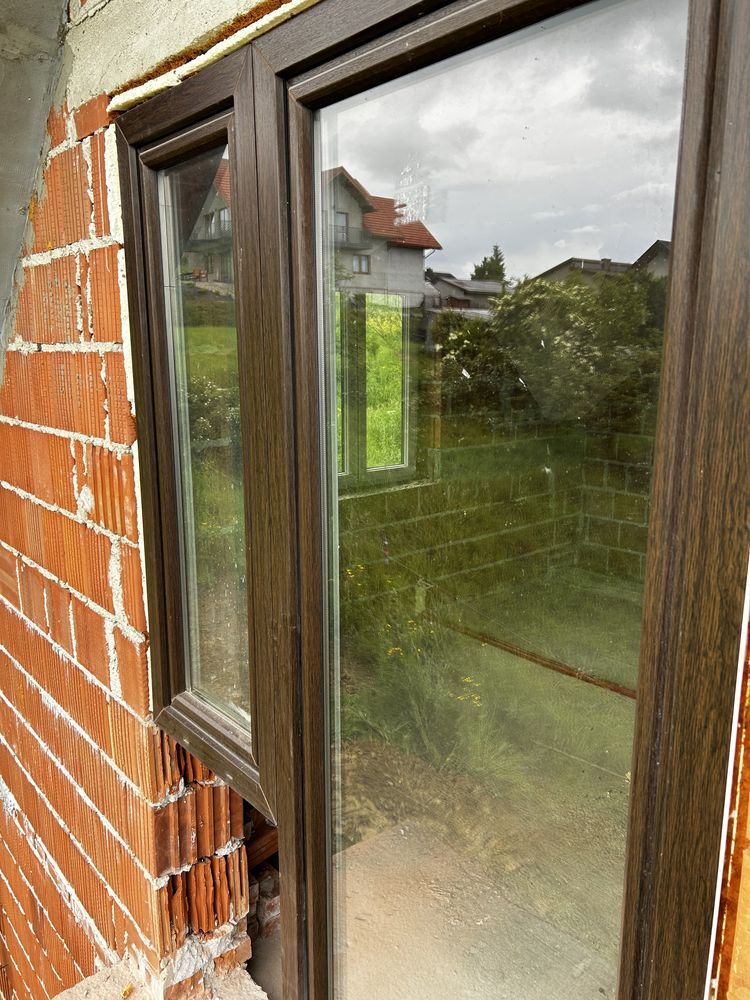 Drzwi balkonowe i okna z demontażu firmy  HONNER