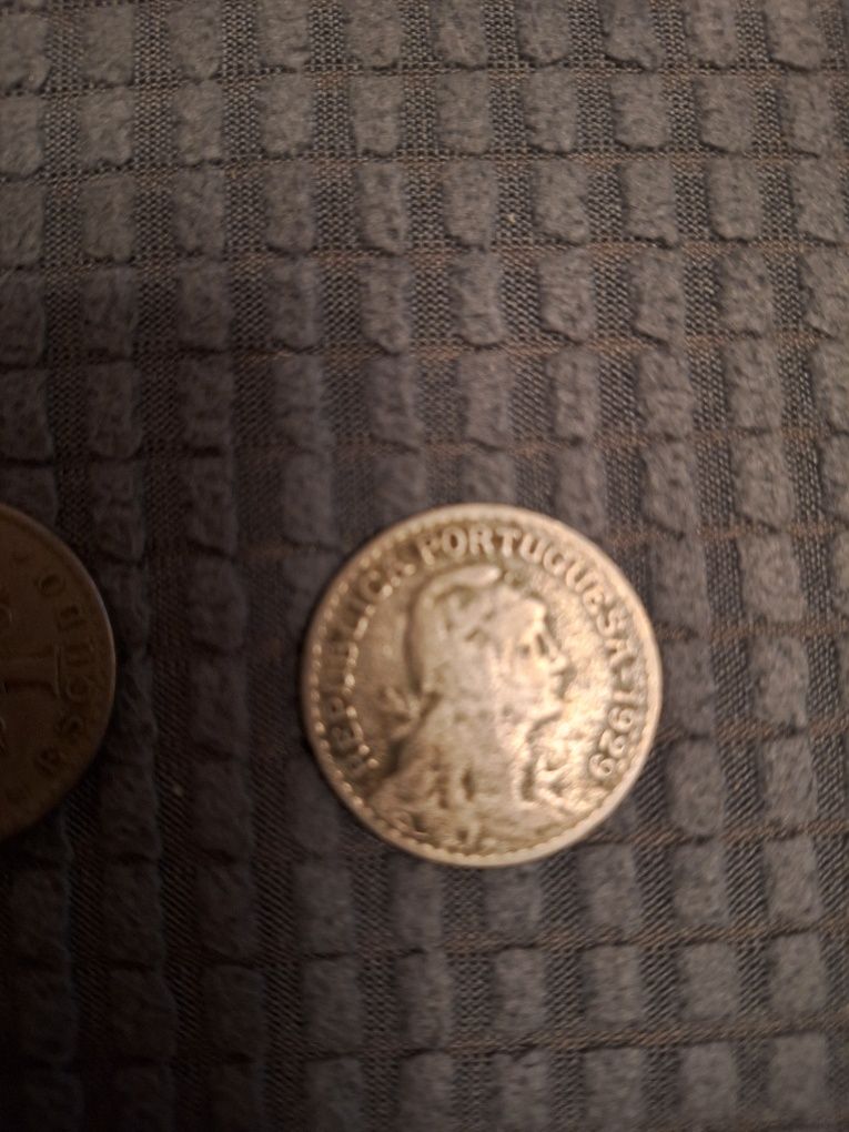 Moeda de 1 escudo 1927/28/29/61/66