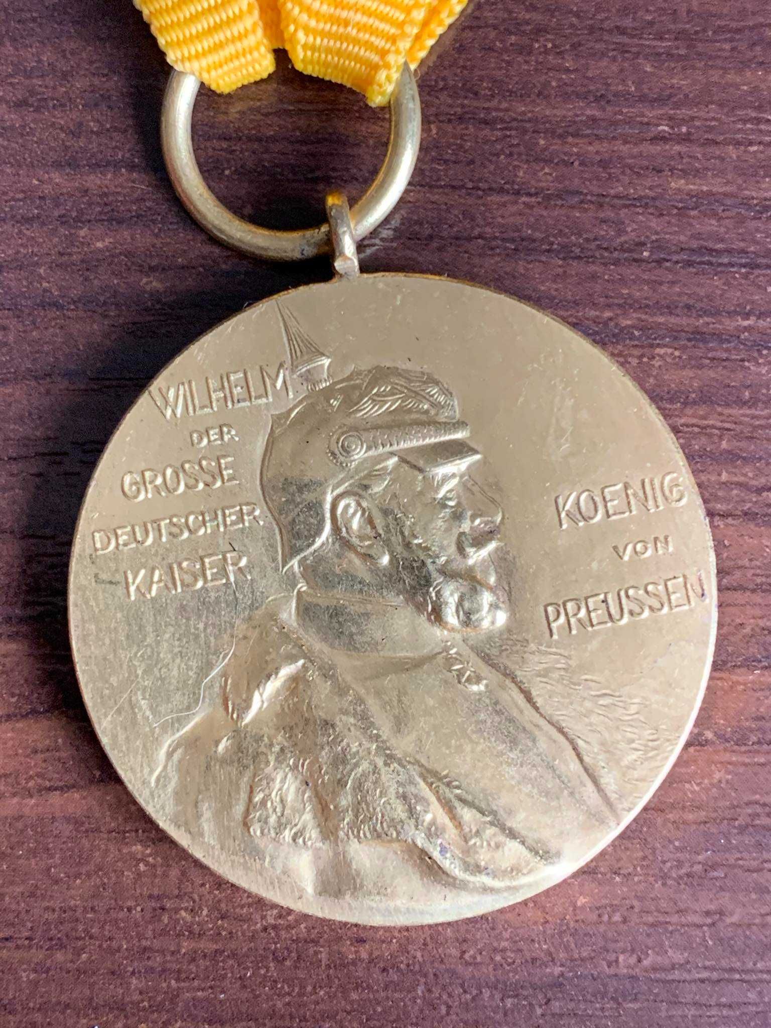 Medal WIlhelm I 1897 Wstążka piękny stan