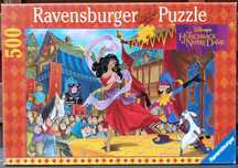 Puzzle 500 Ravensburger Disney Esmeralda's dance Hunchback nie 1000