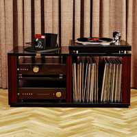 Stolik hifi, szafka pod gramofon, na płyty winylowe audio FOS