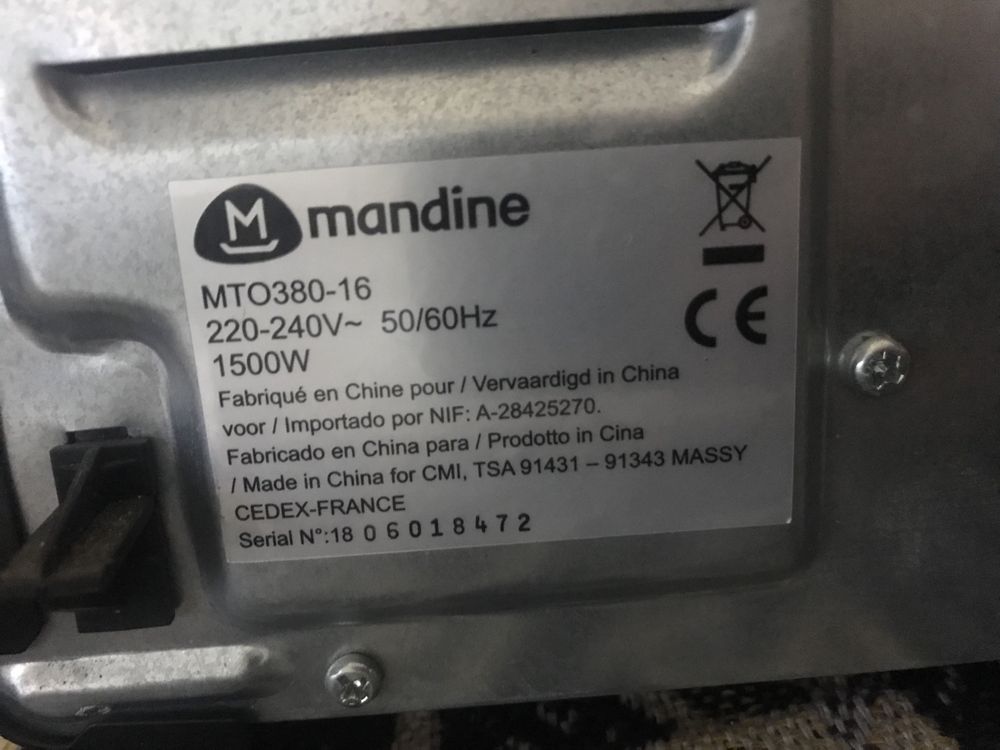 Духовка електрична Mandine
