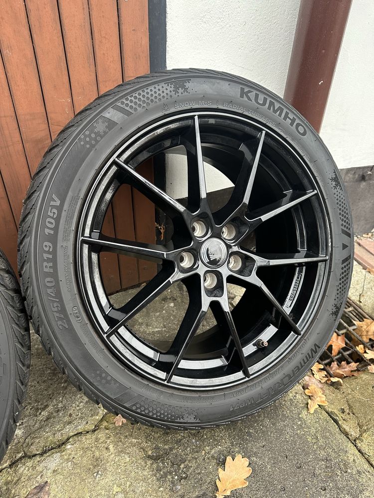 Koła felgi DIEWE ALLA 5x112 R19 opony zimowe Kumho 245/45R19 275/40R19