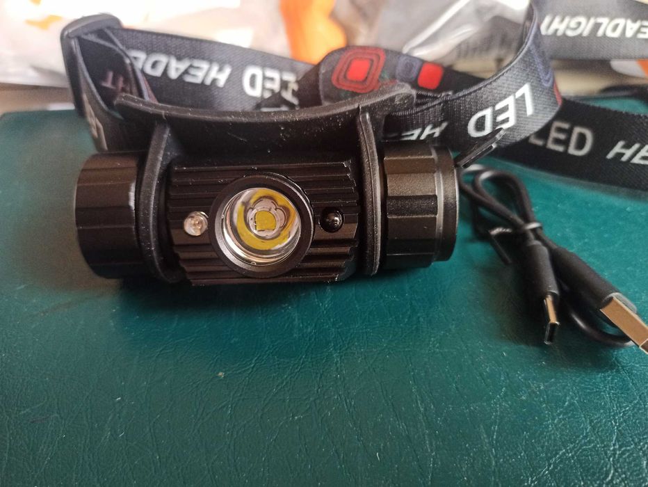 Фонарик Boruit RJ-020,налобный с датчиком движения,налобний ліхтар