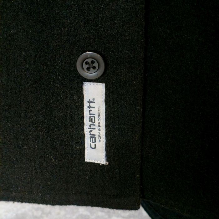 Шерстяная куртка овершот carhartt wip owen shirt jacket