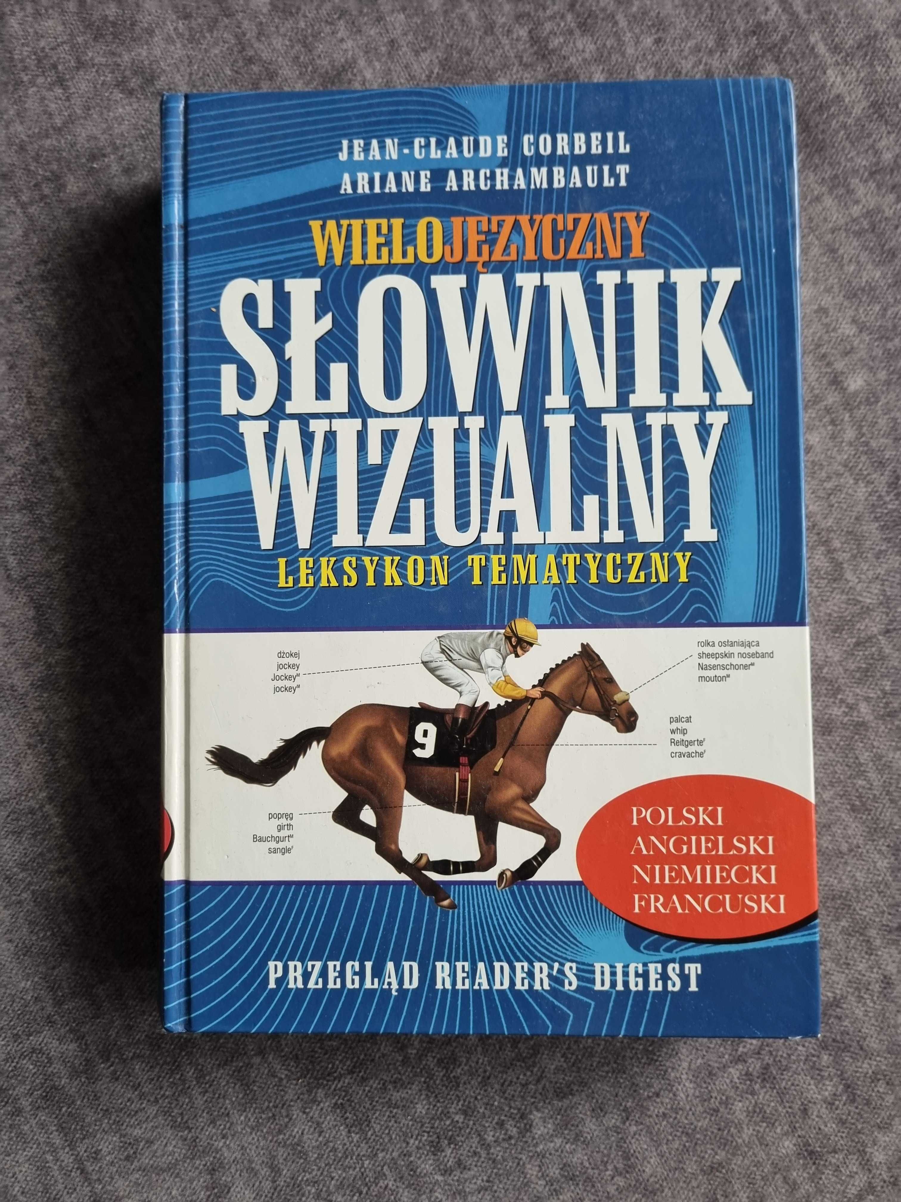 Słownik wielojęzyczny wizualny angielski niemiecki francuski