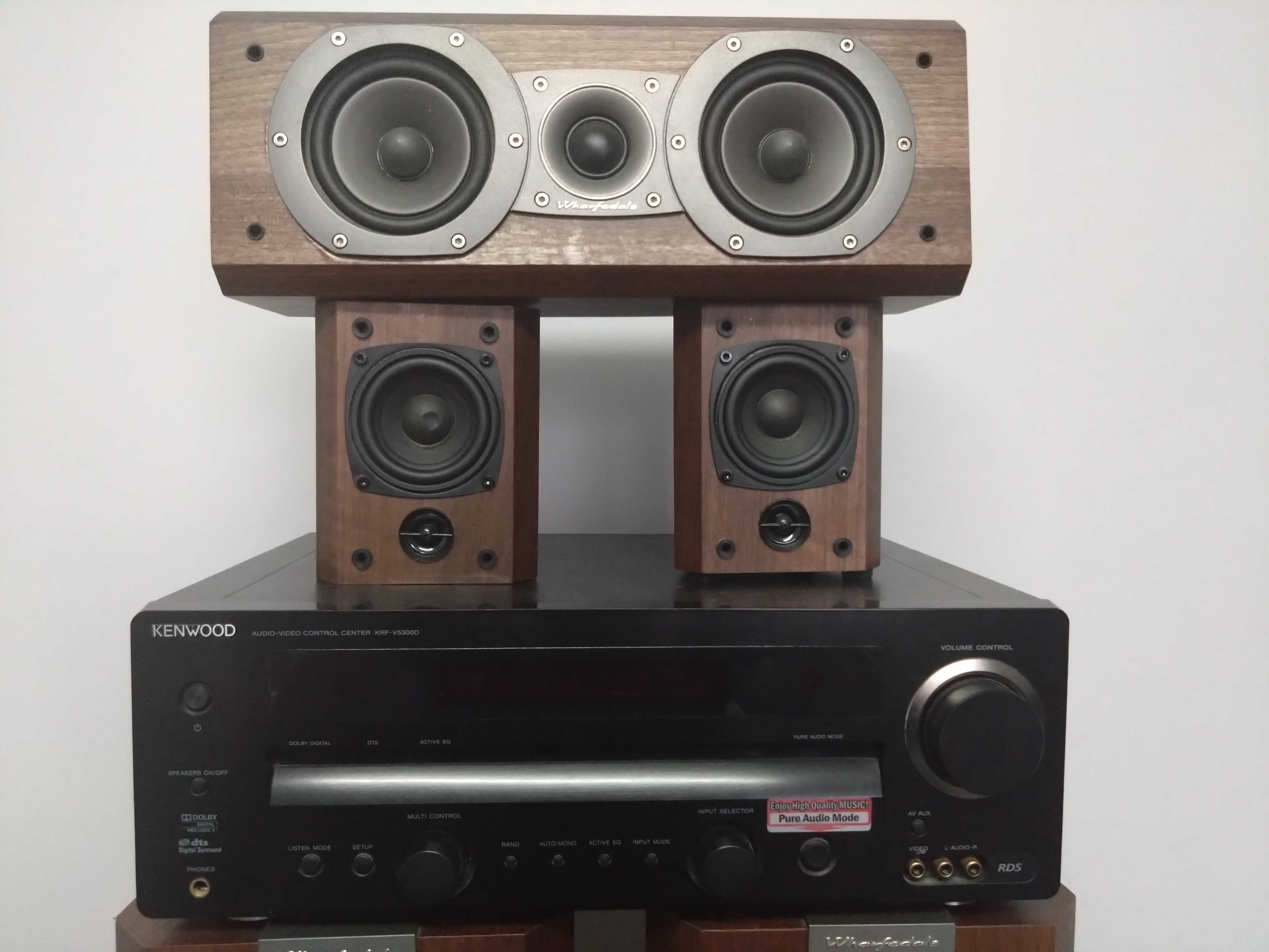 Zestaw kina domowego KENWOOD KRF-V5300D + 5x głośniki WHARFEDALE