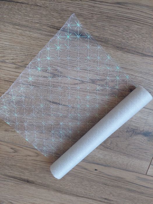 Brokatowa organza elegancka świąteczna bieżnik