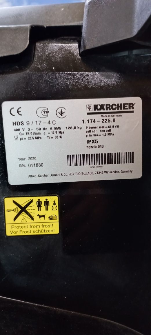 Karcher hds 9 /17 -4 c