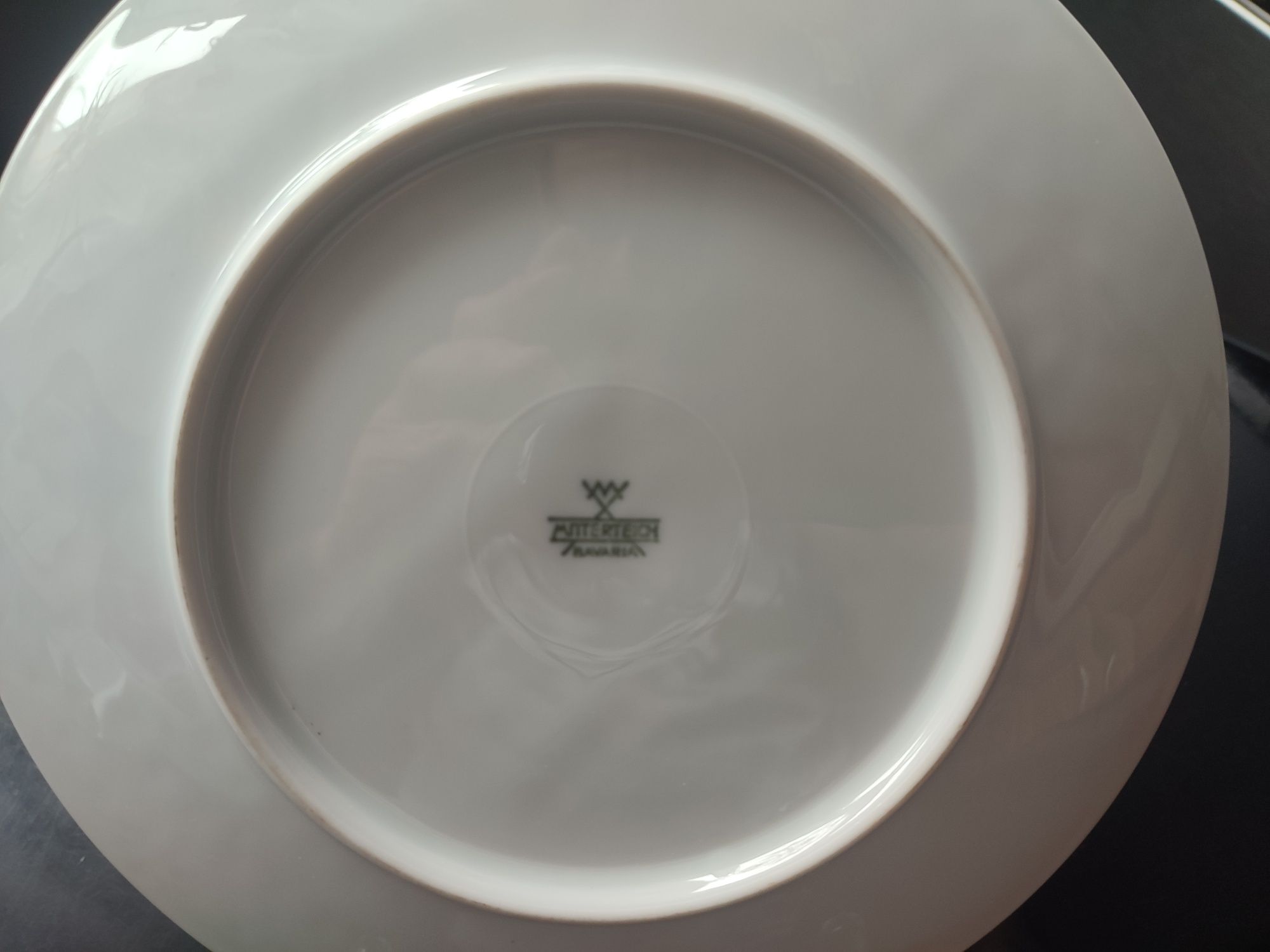 Śliczny stary talerz deserowy porcelana Mitterteich Bawaria