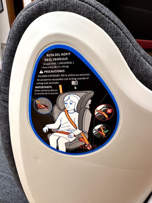 Cadeira Auto 100-150cm Isofix