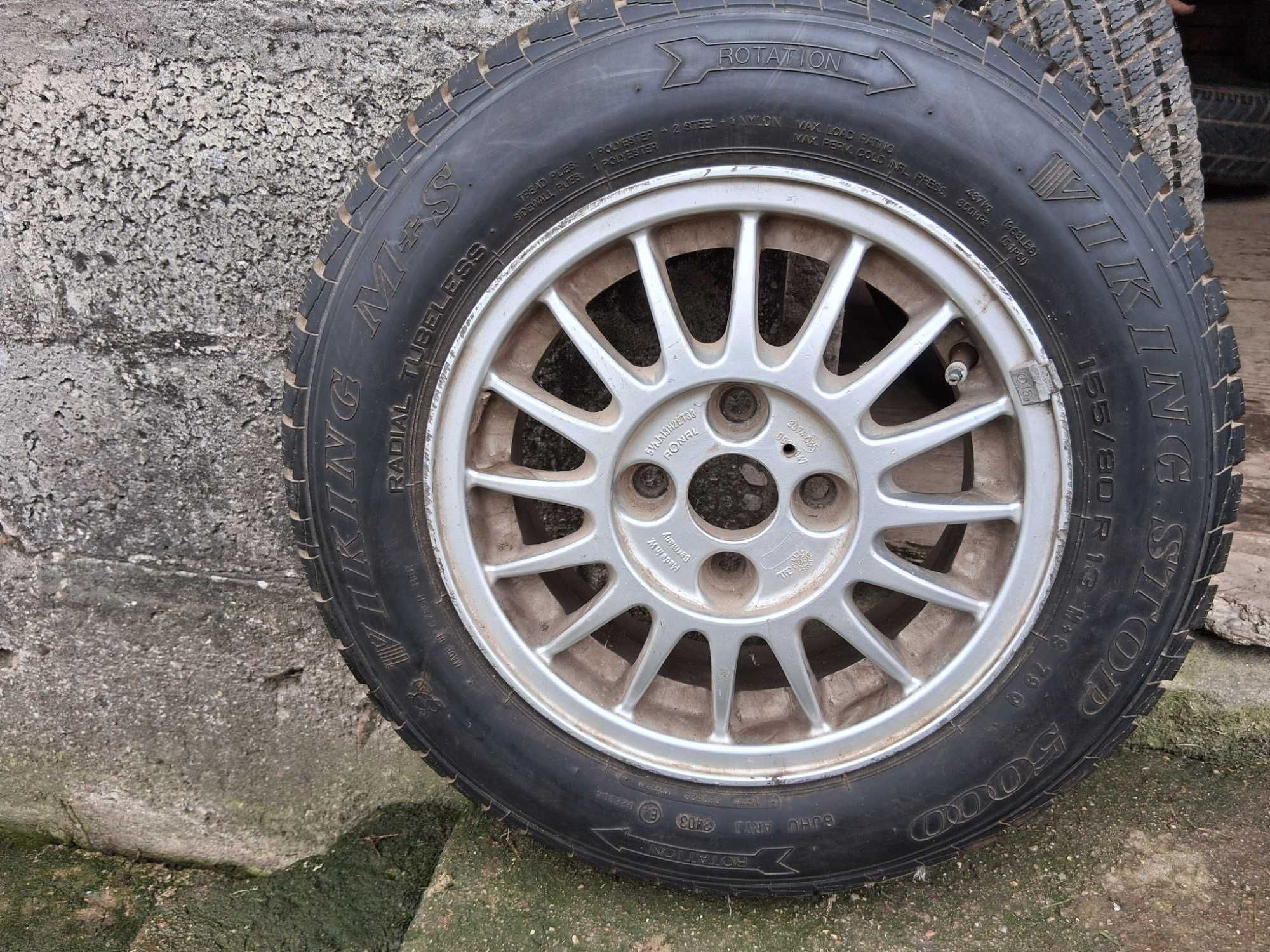 Opony z felgami, alufelgi rozmiar R13