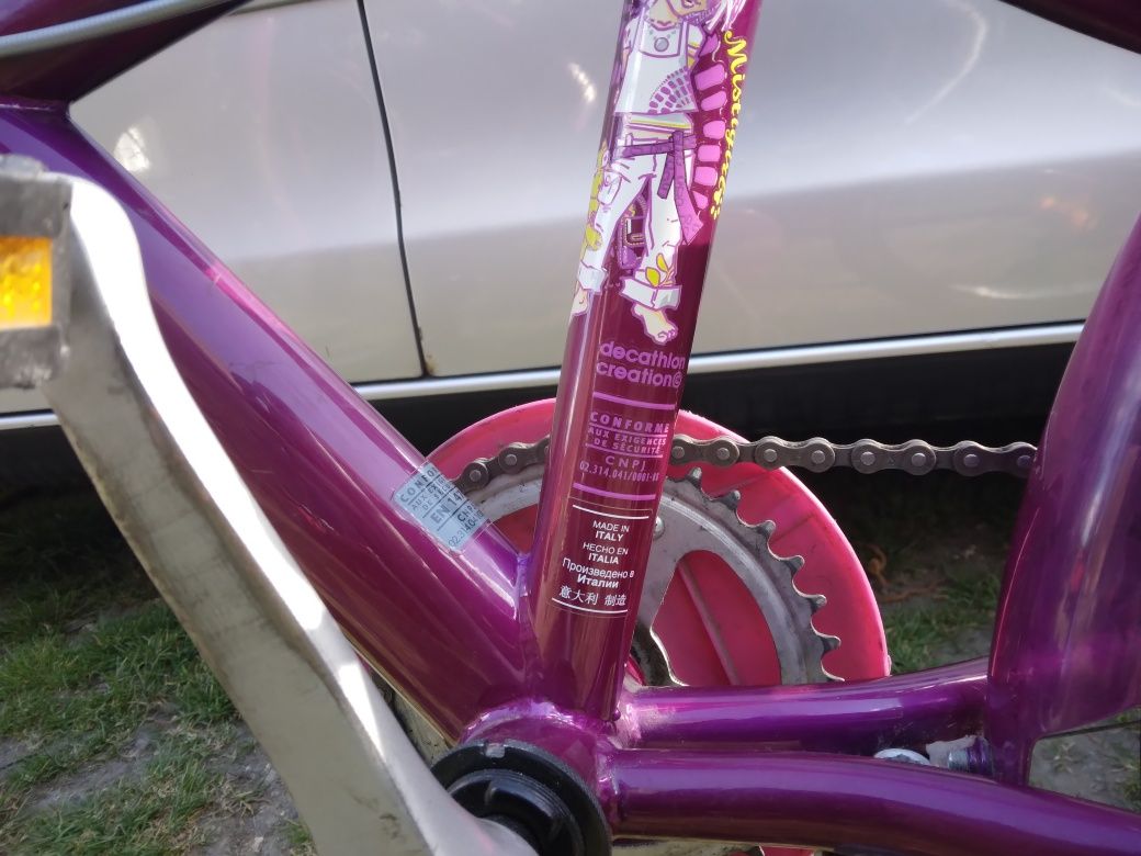 Rowerek różowy dla dzieci