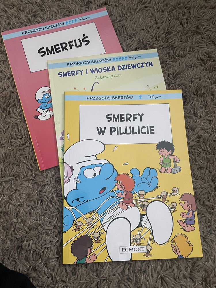 Komiksy dla dzieci smerfy zestaw komiks 2 sztuki