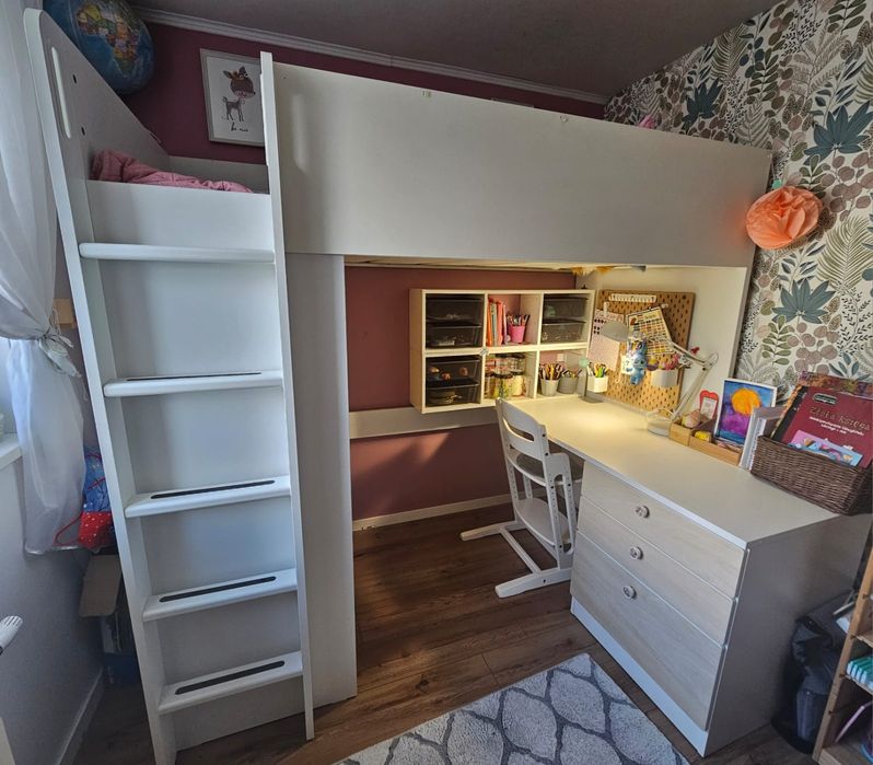 Łóżko na antresoli SMASTAD