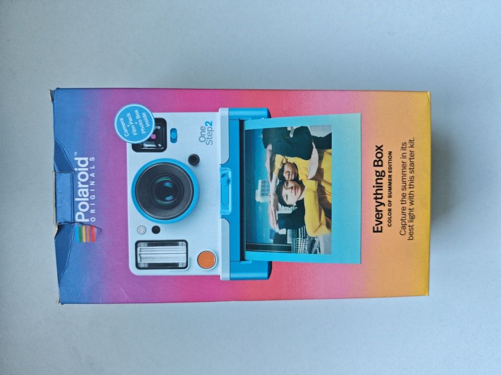 Aparat Polaroid OneStep 2 Viewfinder i-Type Camera niebieski + 2x wkła