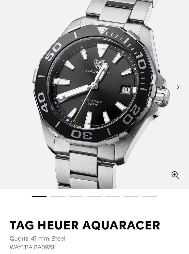 Tag Aquaracer 41MM Black