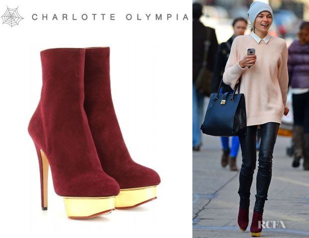 charlotte olympia ботинки на платформі ботильйони на підборах оригінал