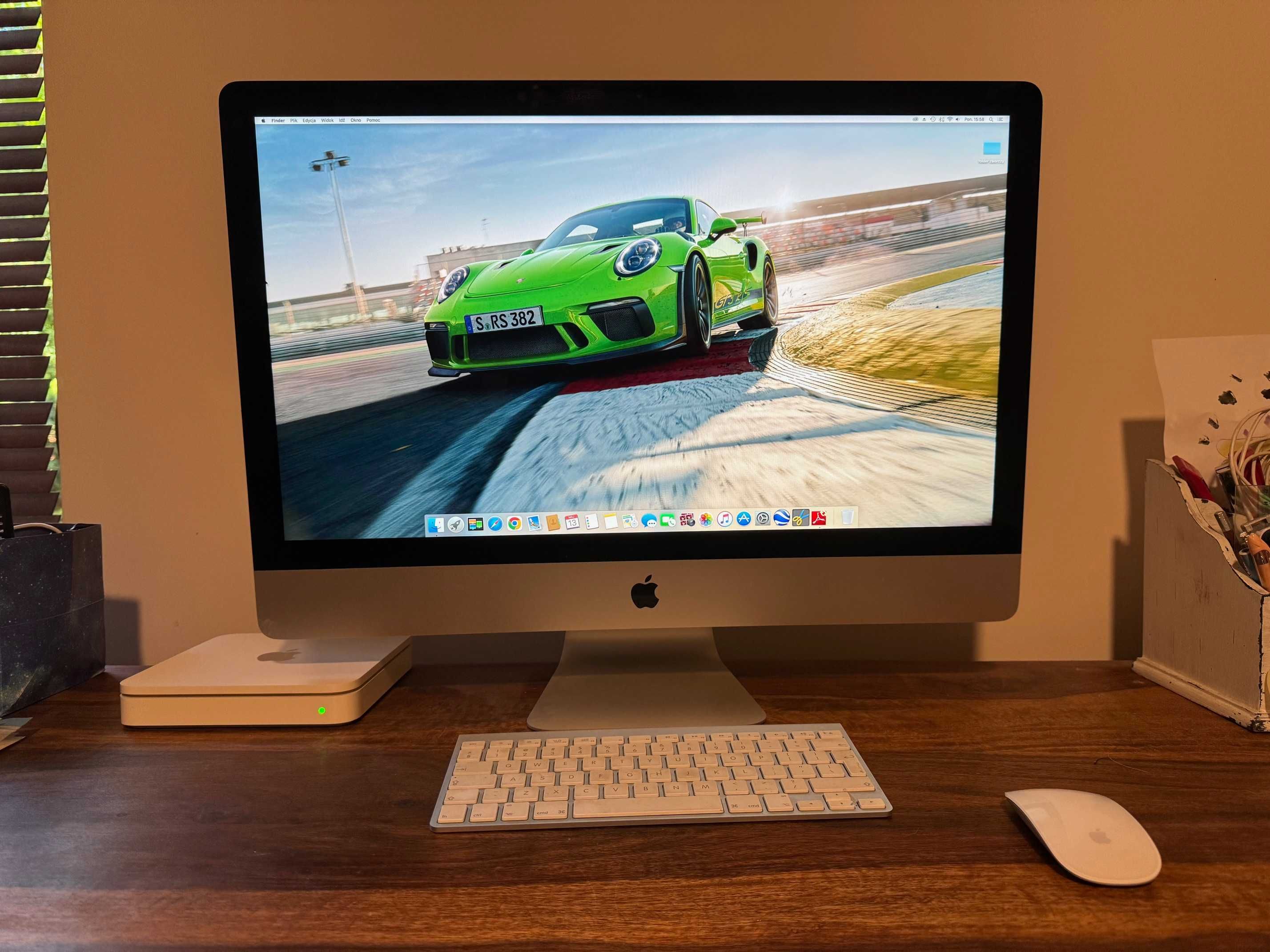 iMac 27 3,2 i5, 8GB, 1TB, Time Capsule 2 TB, kartony oryg.